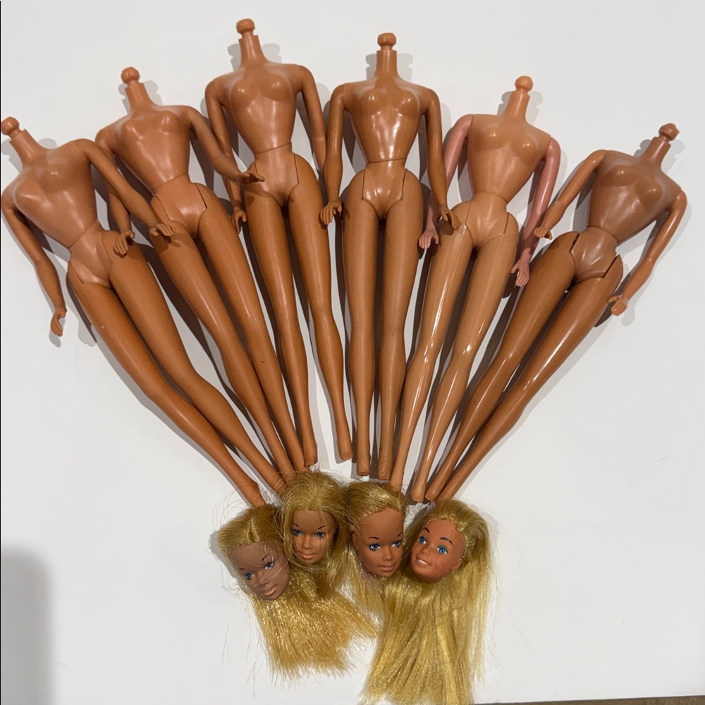 1970’s Malibu Barbie lot for Restoration or Parts